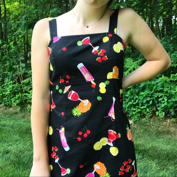 Fun Summer Tutti Frutti Cocktail Dress - Picture 5 of 7